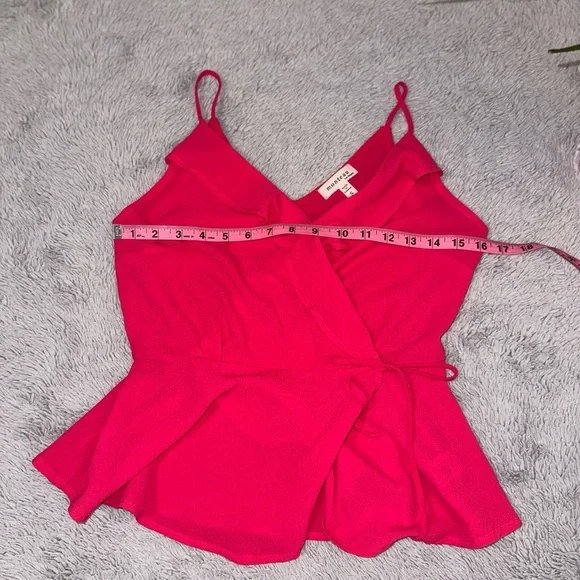 Hot pink babydoll top - Picture 6 of 10